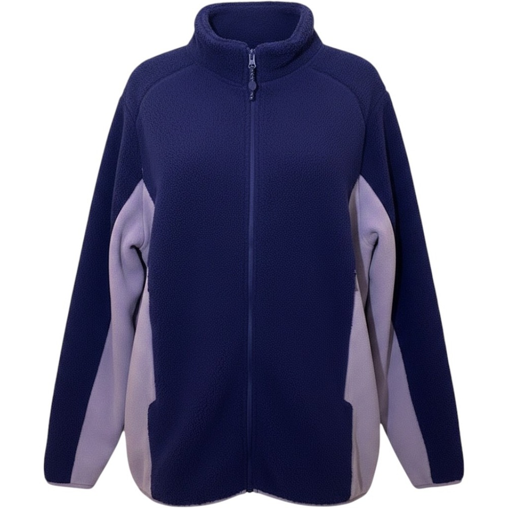 Fullbeauty Sport‎ 18/20 Purple Med/Heavy Weight Zippered Long Sleeve Jacket